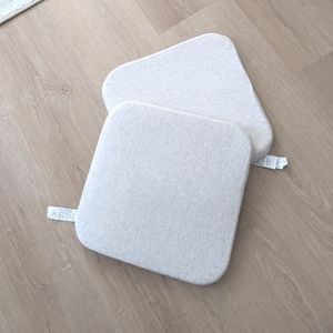 2x EUC Creamy Beige Muji Seat Cushions
